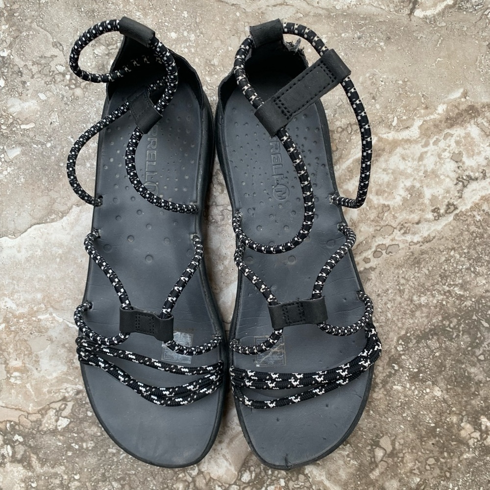 Black Merrell Sandals